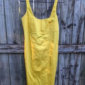 Yellow Calvin Klein Dress size 8